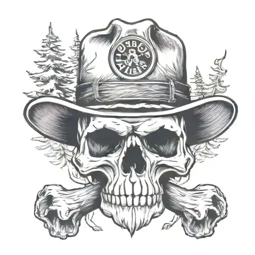 Smokey The Bear Skull