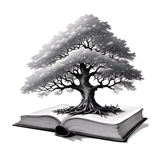 Book And Tree Of Life