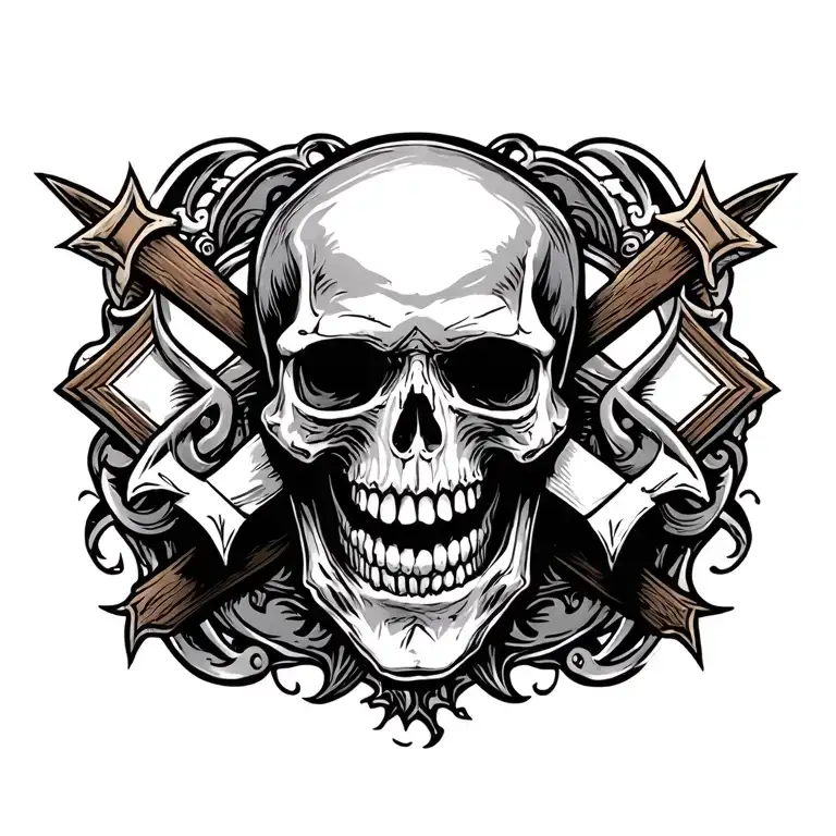 Skull And Cross