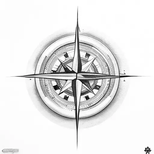 A Coffee Mug Morphing Into A Vintage Compass