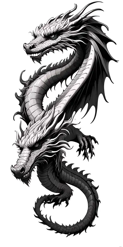 Dragon And Phonix Full Sleeve