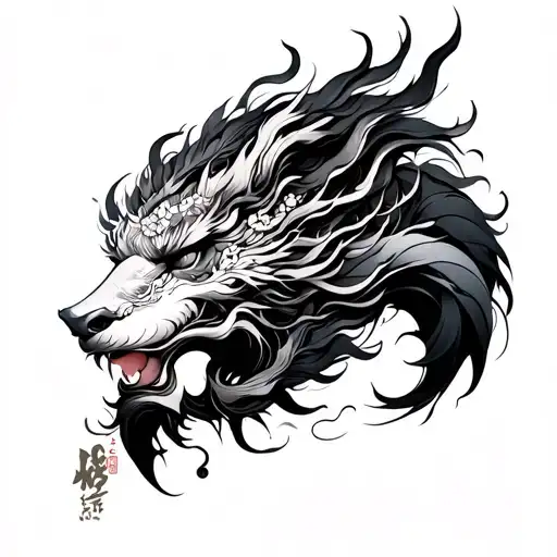 Chinese Mythology Inspired Tattoo Featuring