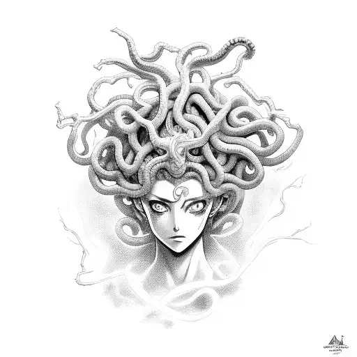 Medusa In Anime Style