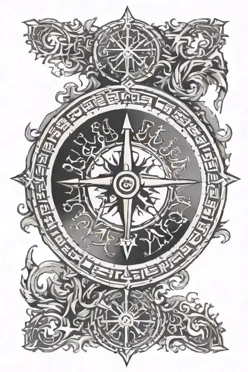Vegvisir Viking Compass