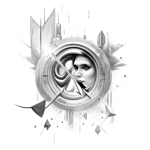 Arrow That Has The Name Leia In The Shaft