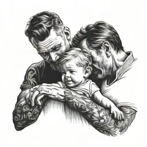 Father Daughter And Son