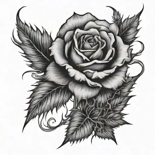 Rose And Thistle Entwined