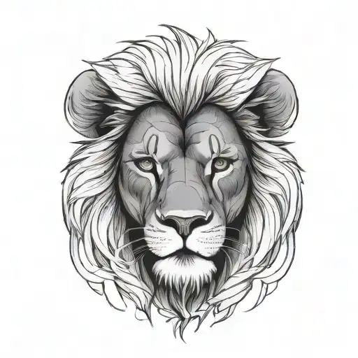 Face Half Lion And Half Myself I Prefer It's Thinking