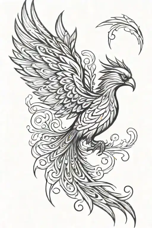 Phoenix Bird Tribal