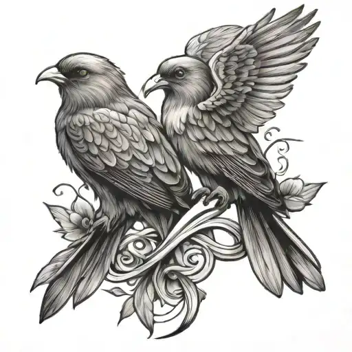 Infinity Symbol Blake Danielle Love Birds