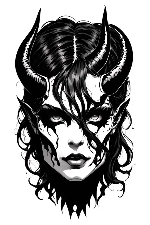 Succubus Demon Face