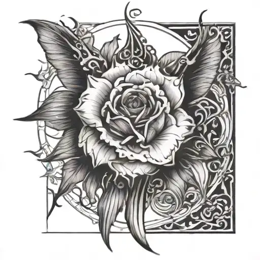 Gothic Line Art