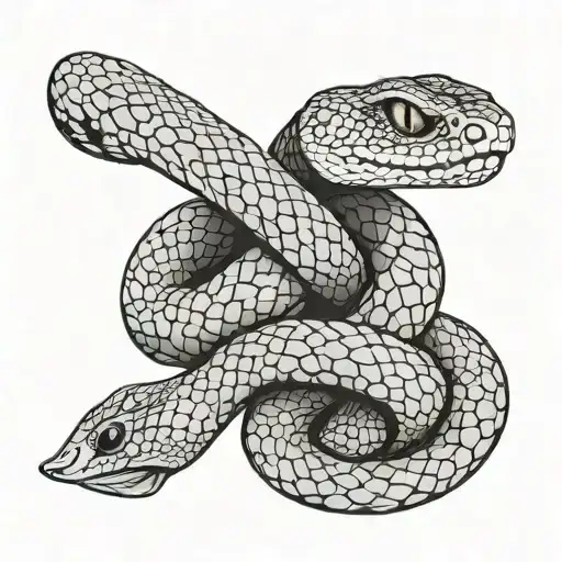 Snake Wrapped Around Bicep