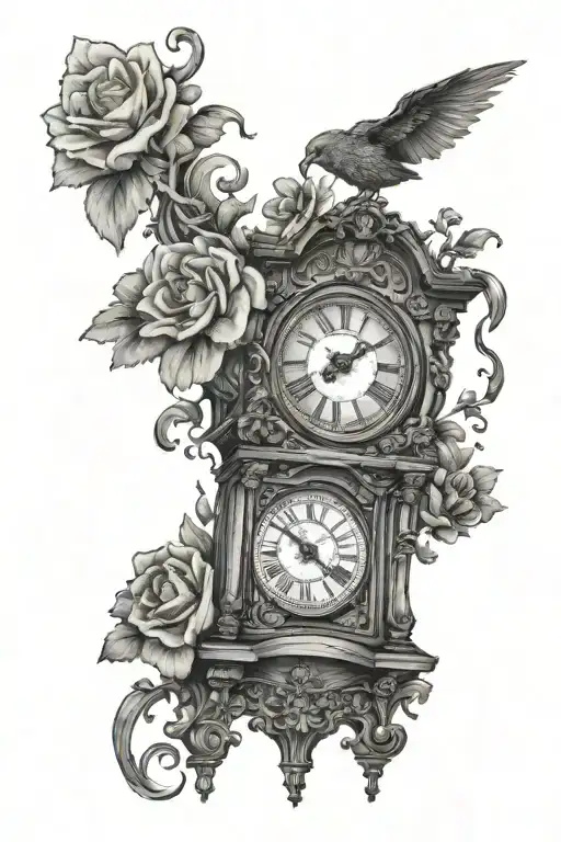 Broken Grandfather Clock