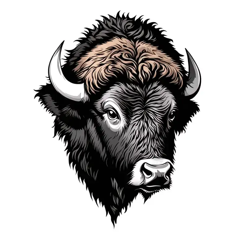 Bison Head