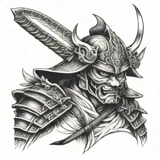 Samurai Warrior Hannay Mask