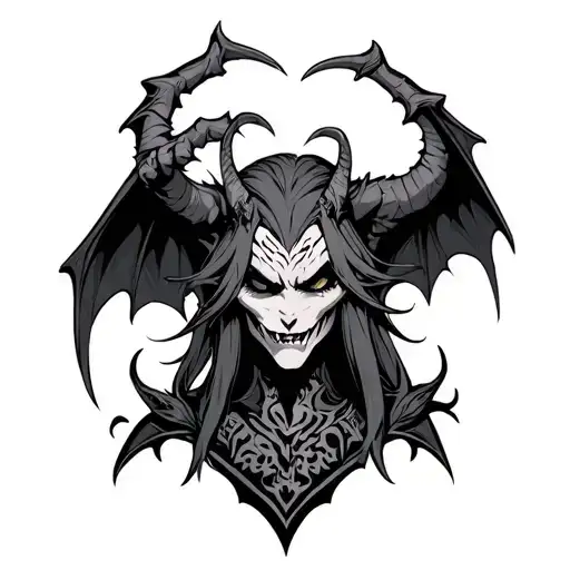 Anime Demon Slayertattoo Design Featuring