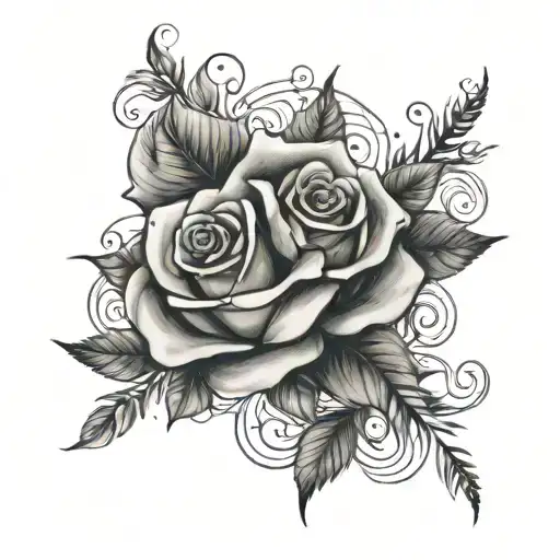 Maduca And Rose Intertwined