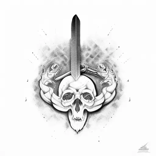 Sword Through A Brain