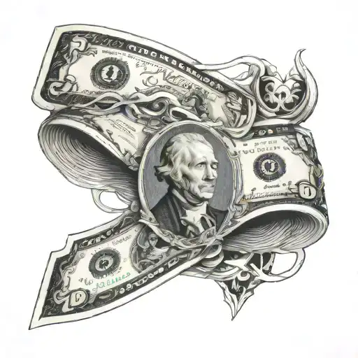 Tattoo Of Something Called Money 15 Centimeters