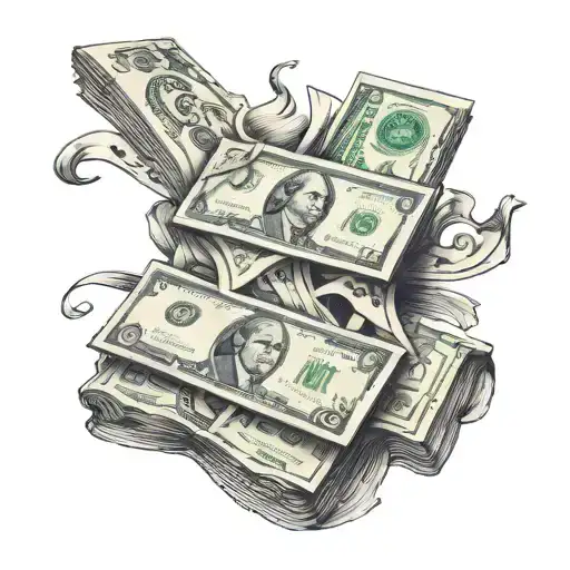 Tattoo Of Something Called Money 15 Centimeters