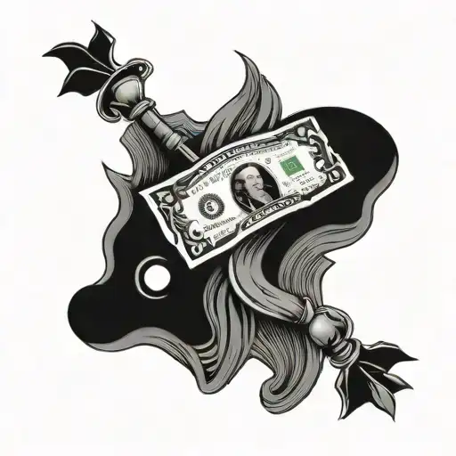 Tattoo Of Something Called Money 15 Centimeters