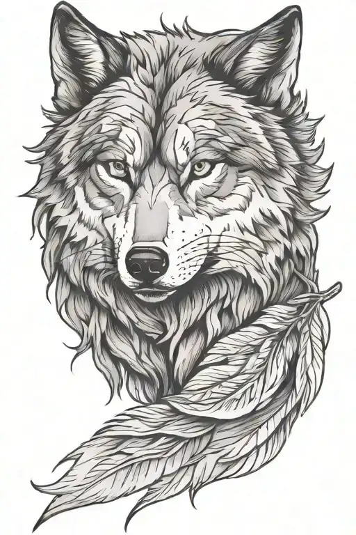 Wolf With A Scar On Eye