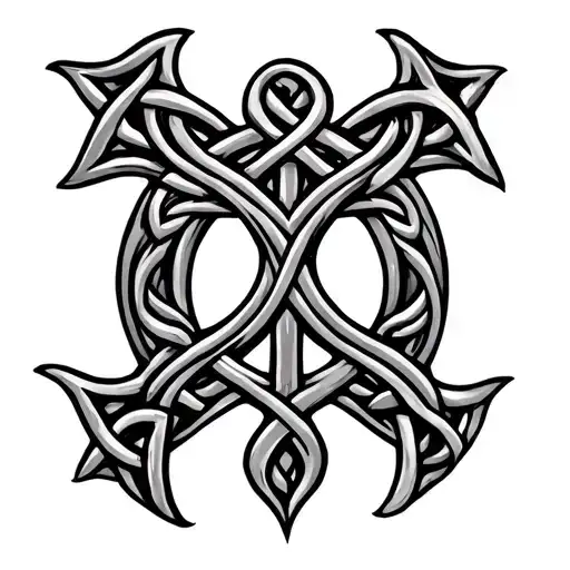 Celtic Cross Intertwined