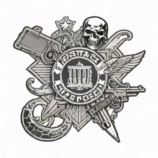 Hostage Rescue Police Patch Tattoo Ideas