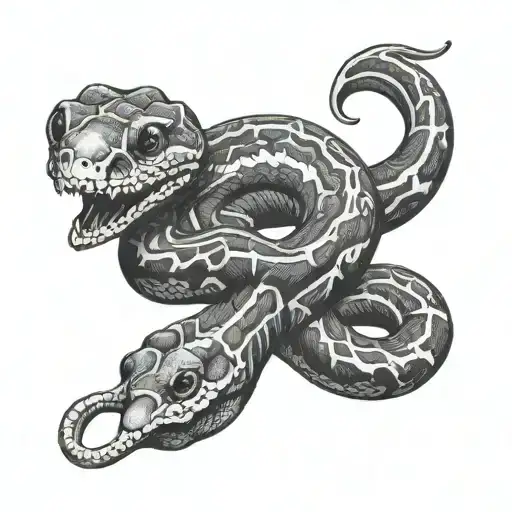 Skeleton Ball Python Body