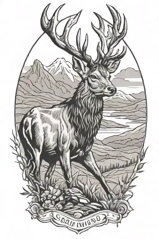 Stag Mountain Scotland