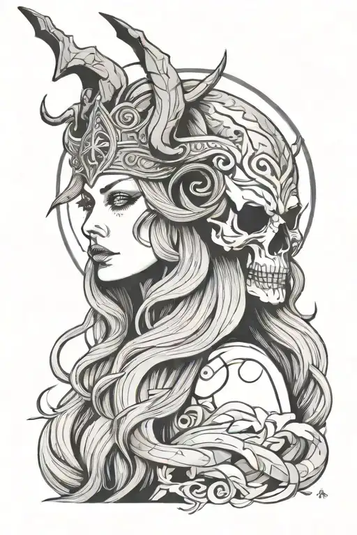 Hel Norse Goddess Of Death