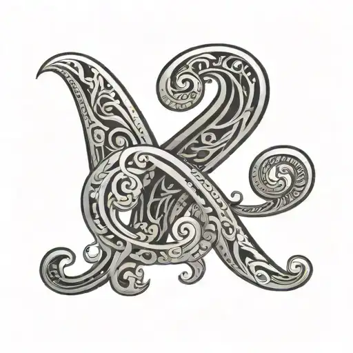 Letter B And Infinite Symbol