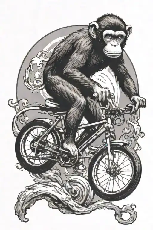 Planet Earth Monkey Riding