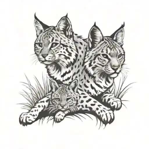 Bobcat Father And Son