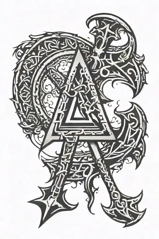 Nordic Rune For Eternal Love