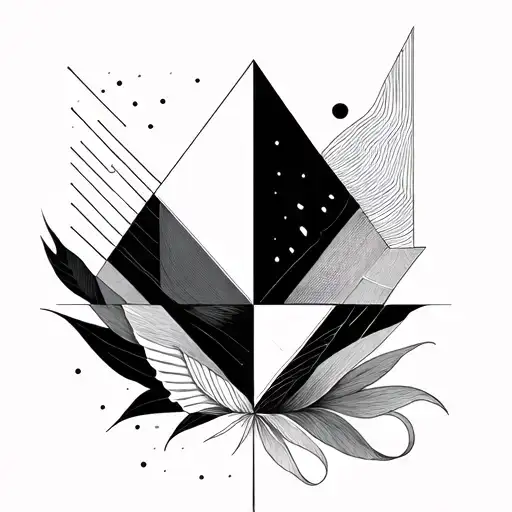 Geometric Design Incorporating Line Work