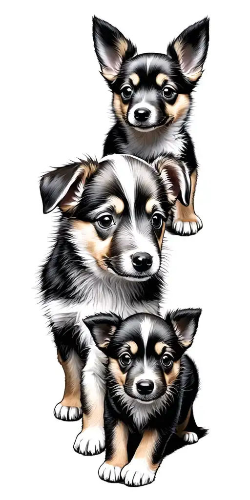 Fuchs Family 3 Puppies