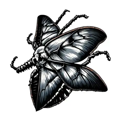 Death Moth Back Of The Hand