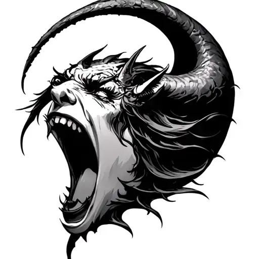 Lilith Shouting Demon