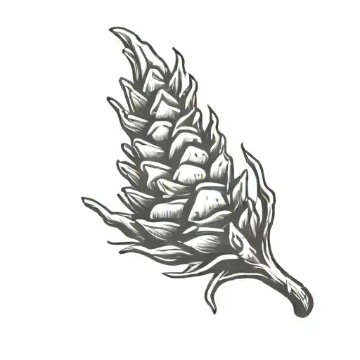 Pin Branch And Pin Cone Melting