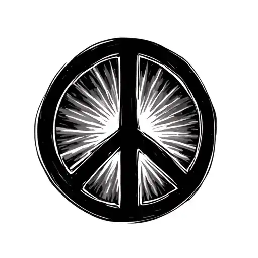 Symbol Peace Sign Inside