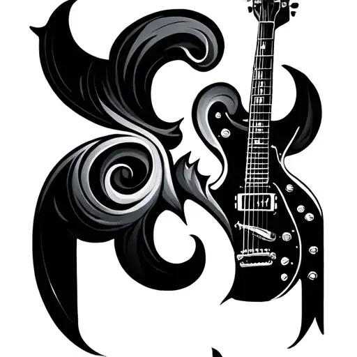 Guitar Merge Letter S