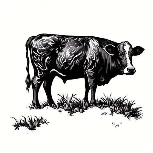 Farm Animal Silhouettes Formed