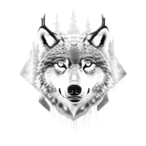 A Wolf And A Bear And A Lynx And A Deer