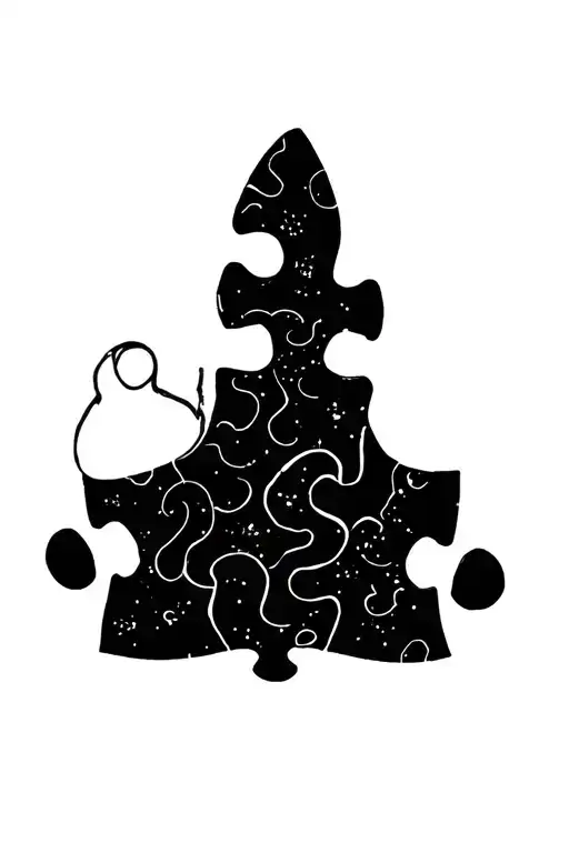 Puzzle Pieces Arranged For My Kids