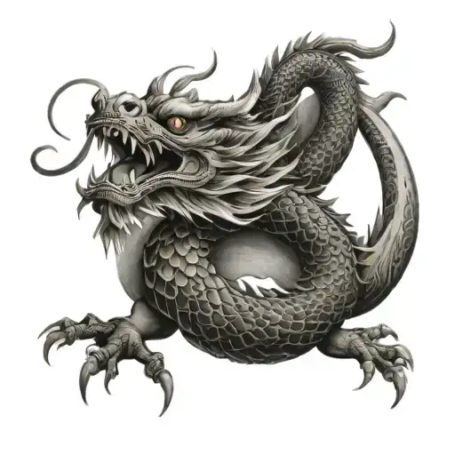 Chinese Dragon Pink Floyd