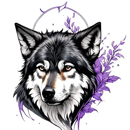 Purple Heart And Wolf