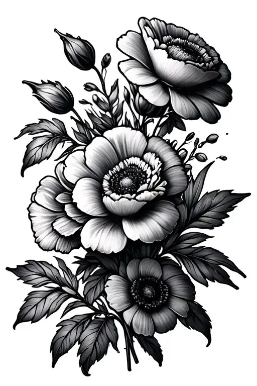 Birth Flower Bouquet