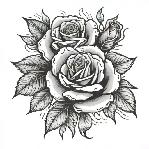 Roman Numeral Birthday Bash Rose Tramp